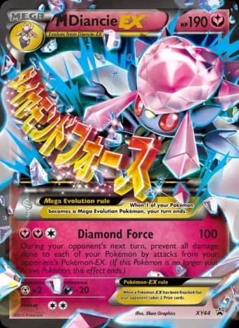 M Diancie EX Pokémon card #XY44