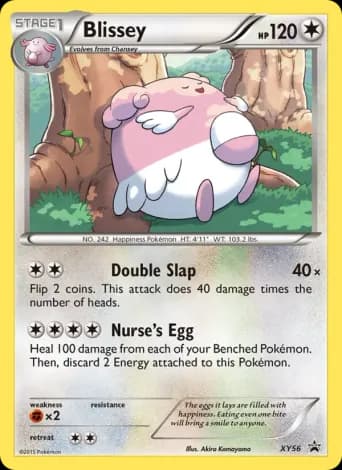Blissey Pokémon card #XY56