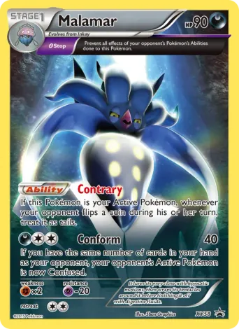 Malamar Pokémon card #XY58