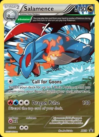 Salamence Pokémon card #XY59