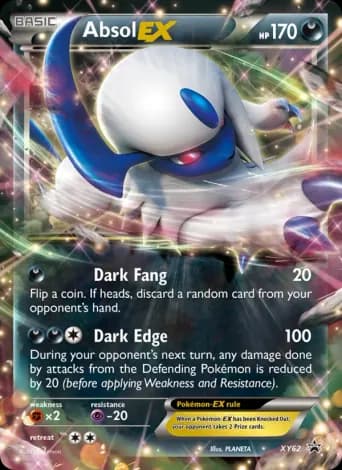 Absol EX Pokémon card #XY62