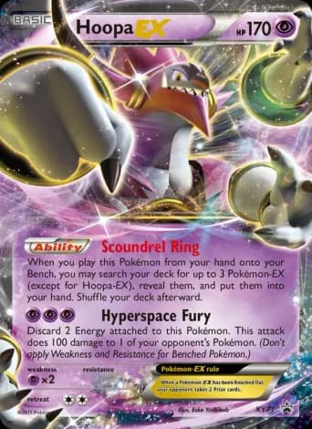 Hoopa EX Pokémon card #XY71