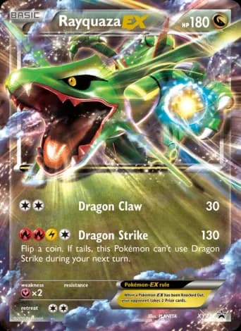 Rayquaza EX Pokémon card #XY73
