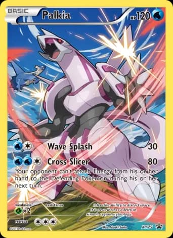 Palkia Pokémon card #XY75