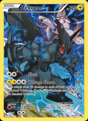 Zekrom Pokémon card #XY76