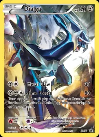 Dialga Pokémon card #XY77