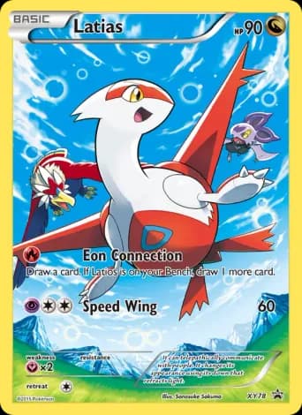 Latias Pokémon card #XY78