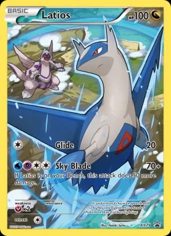 Latios Pokémon card #XY79