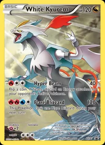 White Kyurem Pokémon card #XY81