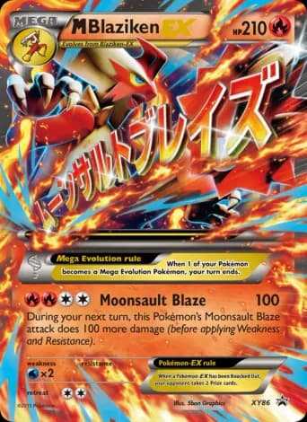 M Blaziken EX Pokémon card #XY86