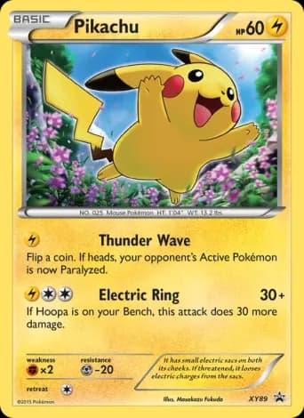 Pikachu Pokémon card #XY89