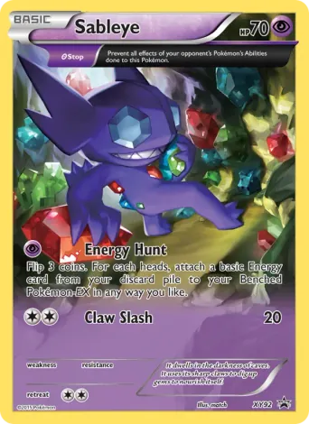 Sableye Pokémon card #XY92