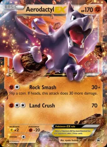 Aerodactyl EX Pokémon card #XY97
