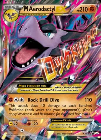 M Aerodactyl EX Pokémon card #XY98