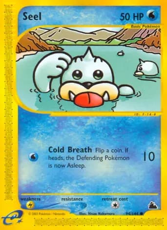 Seel Pokémon card #94