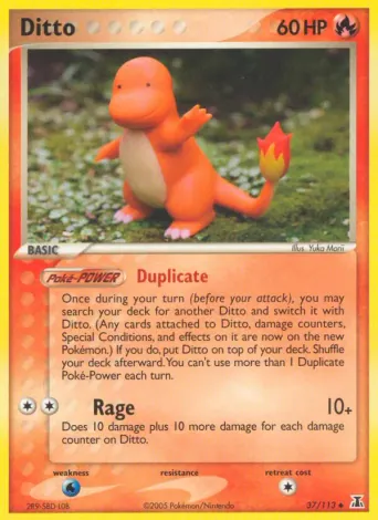 Ditto Pokémon card #37
