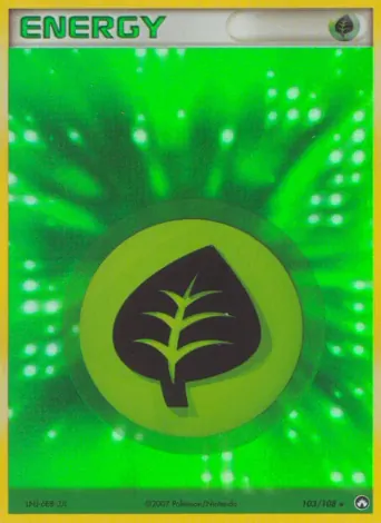 Grass Energy Pokémon card #103