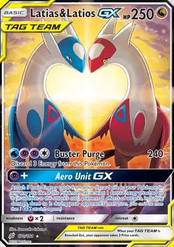 Latias & Latios GX Pokémon card #170