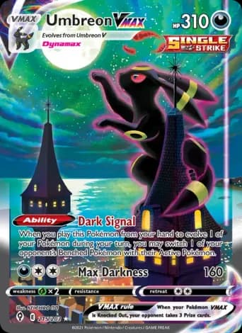 Umbreon VMAX Pokémon card #215