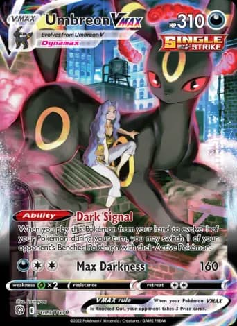 Umbreon VMAX Pokémon card #TG23